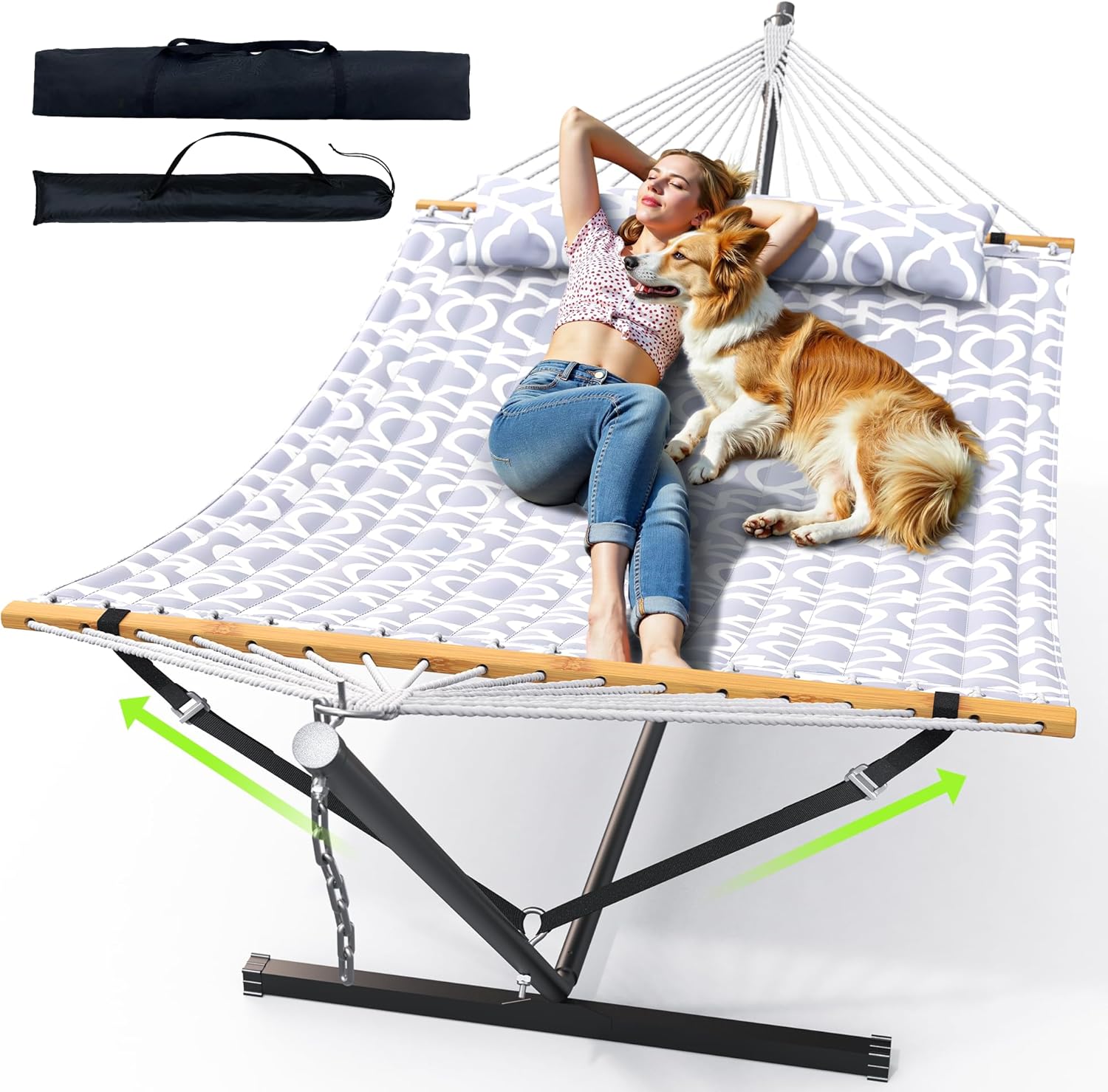 Gardening Tools Heavy Duty - Heavy Duty Outdoor Hammock for Two