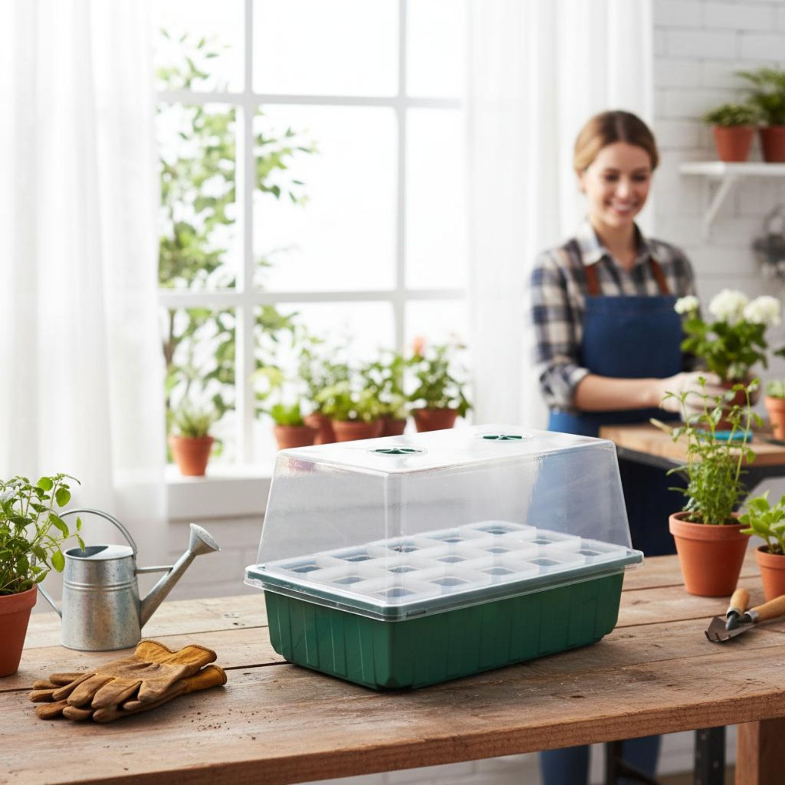 Propagation Tray Dome - Mini Greenhouse Propagator Box Transparent Root
