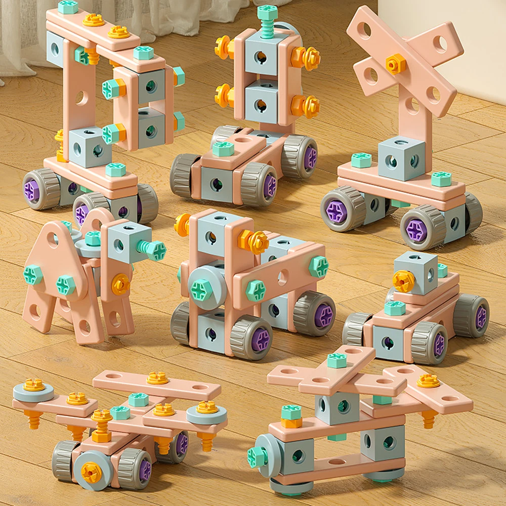 Gardening Tools For 6 Year Old - Children's DIY Nut Assembly Toy Set,