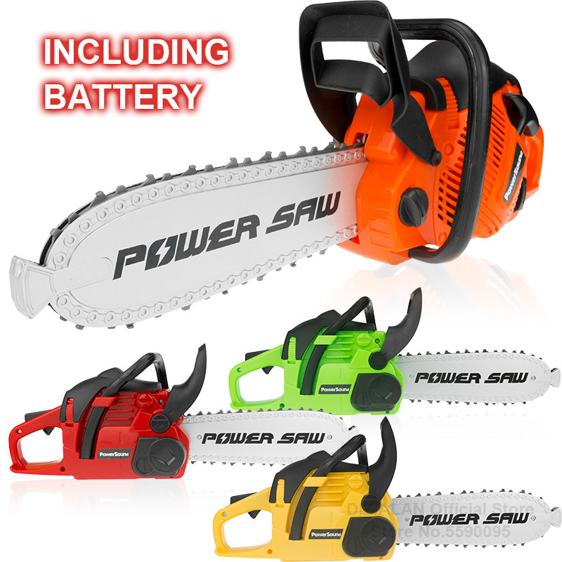 Gardening Tools For 6 Year Old - Electric Toy Chainsaw Kids Toy Tools