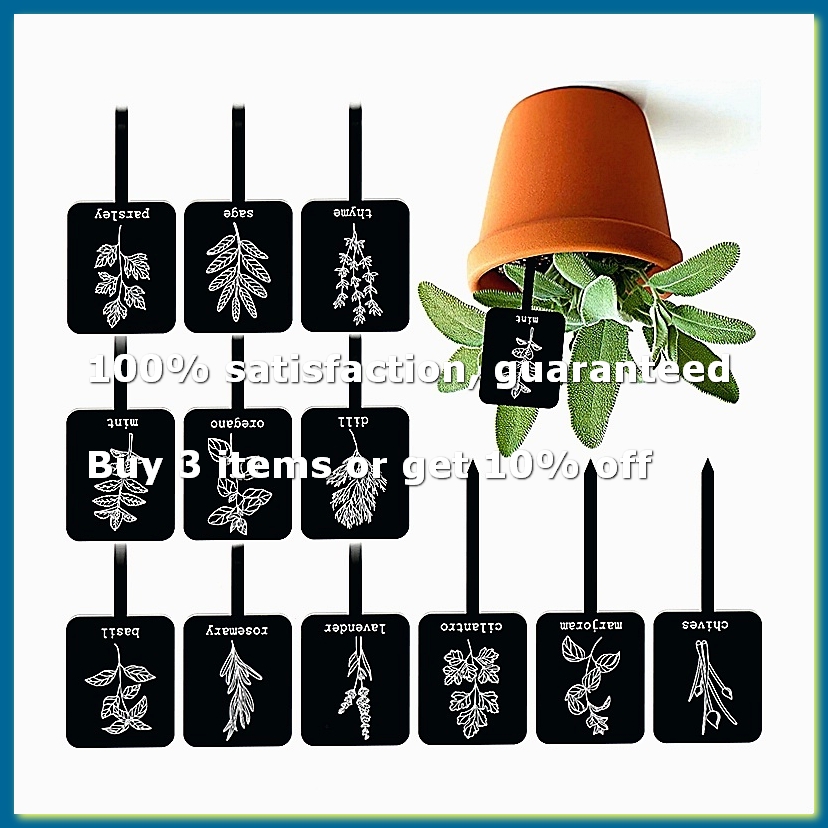 Gardening Tools Names - 24Pcs Acrylic Plant Label Signs 12