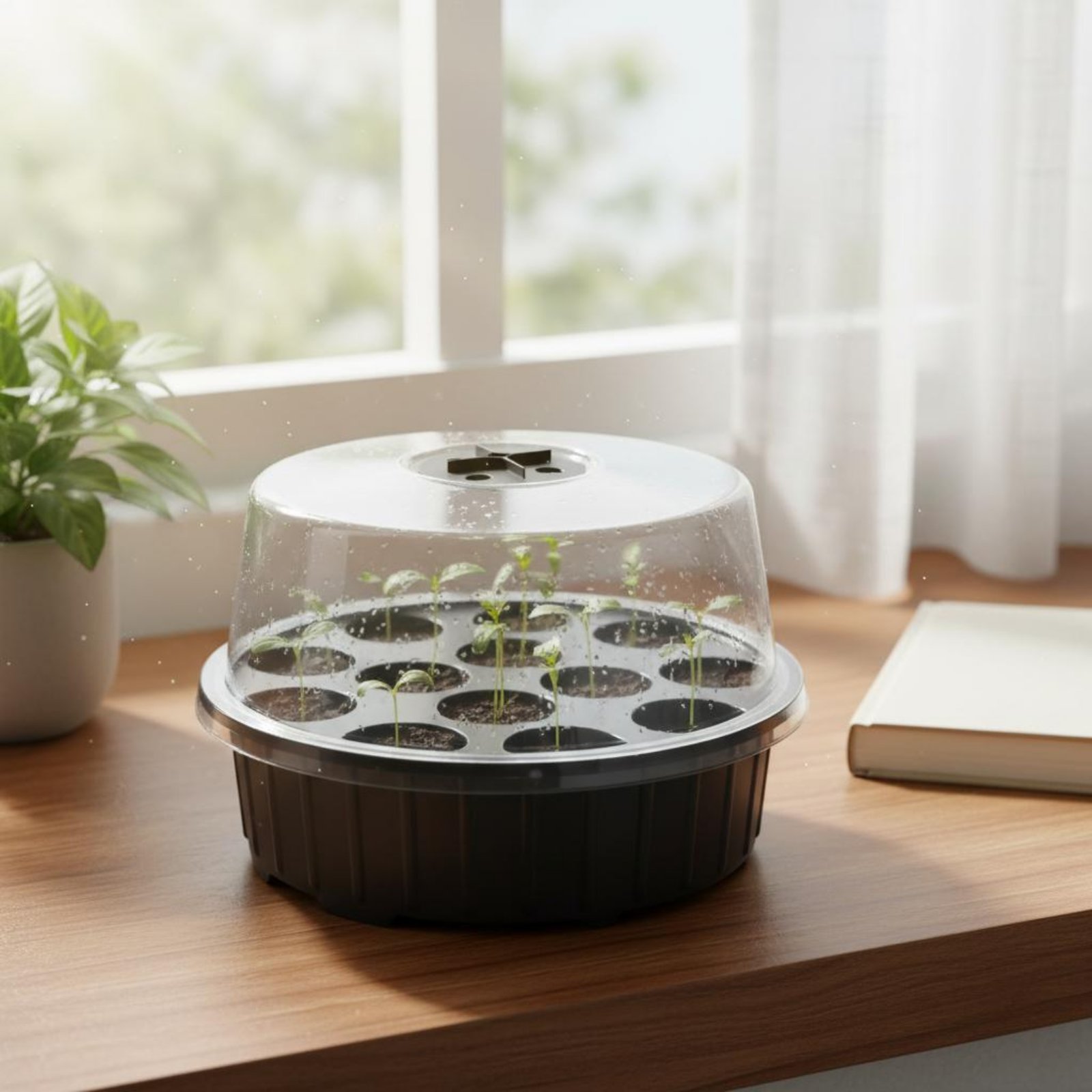 3 Pieces 13-Hole Seed Tray Moi - đánh giá và giá Propagation Tray Dome