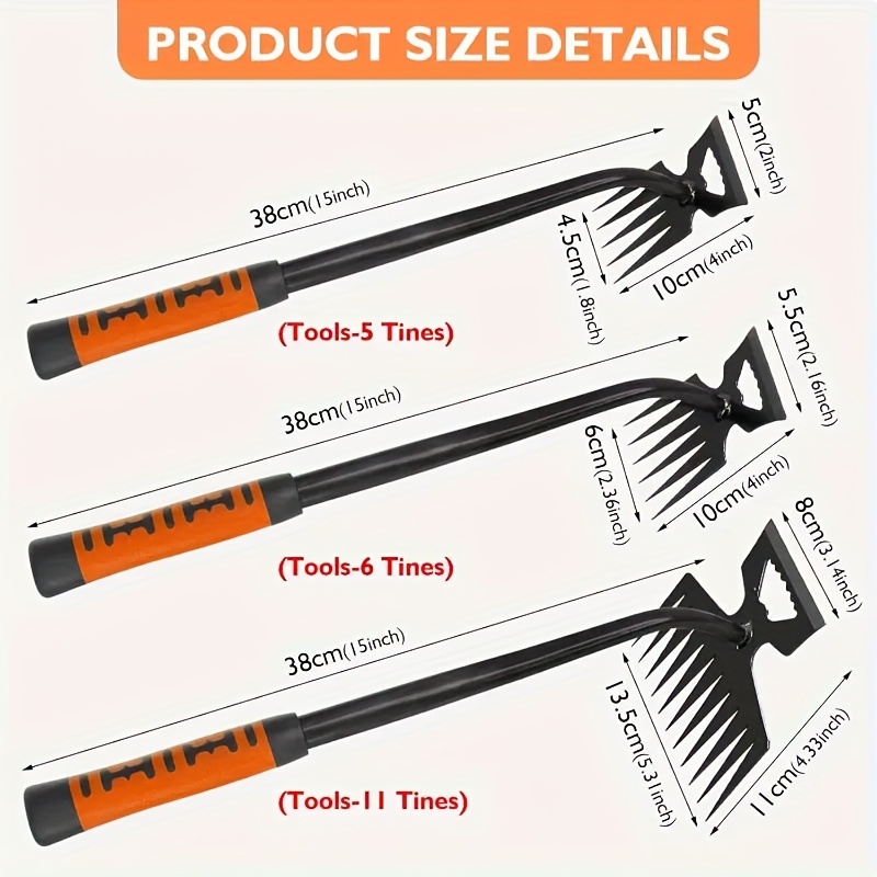 2 in 1 Garden Weeding Rake 5/6 - đánh giá và giá Gardening Tools To Remove Grass