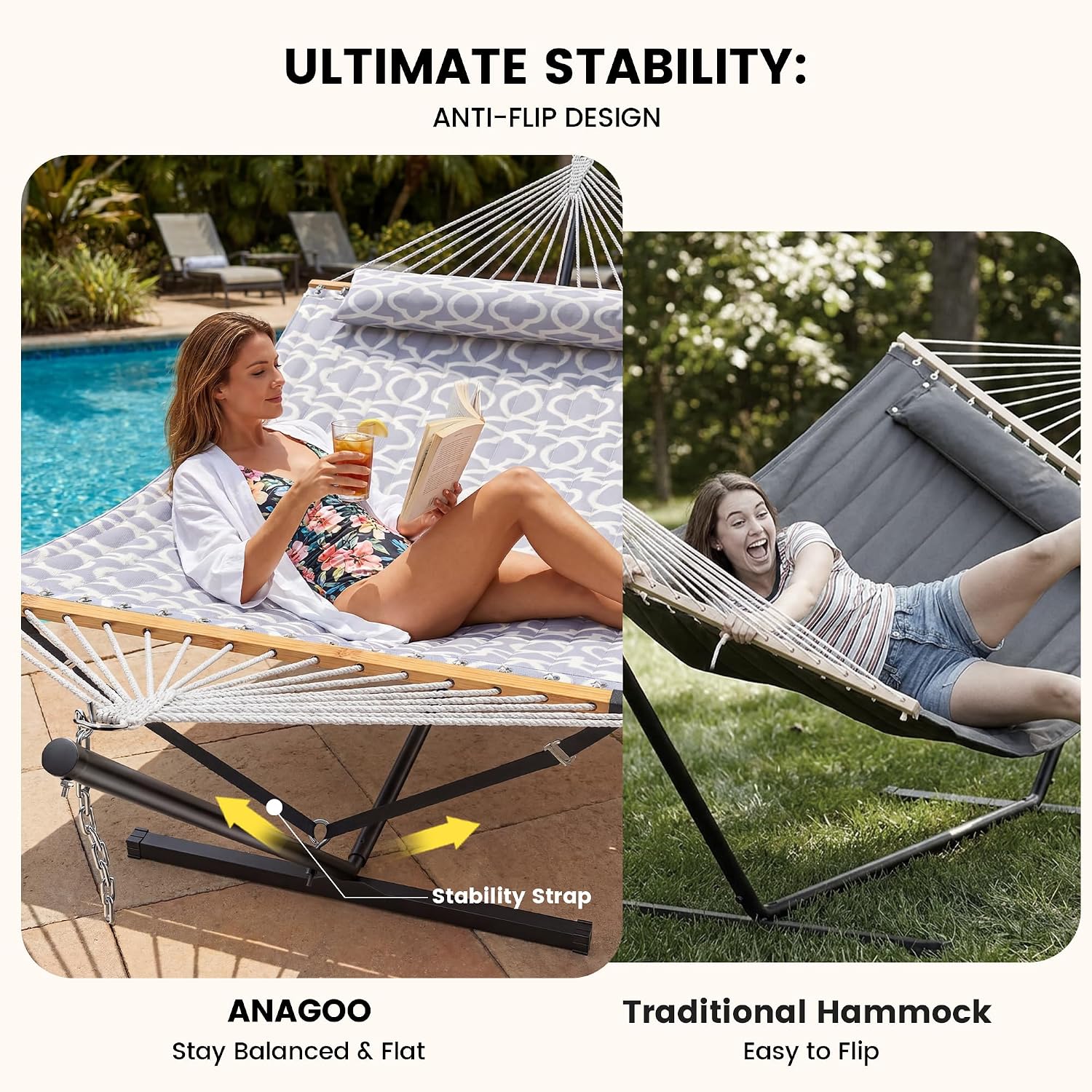 Heavy Duty Outdoor Hammock for - đánh giá và giá Gardening Tools Heavy Duty