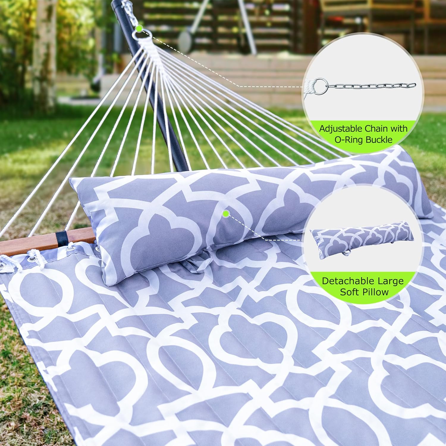 Heavy Duty Outdoor Hammock for - đánh giá và giá Gardening Tools Heavy Duty
