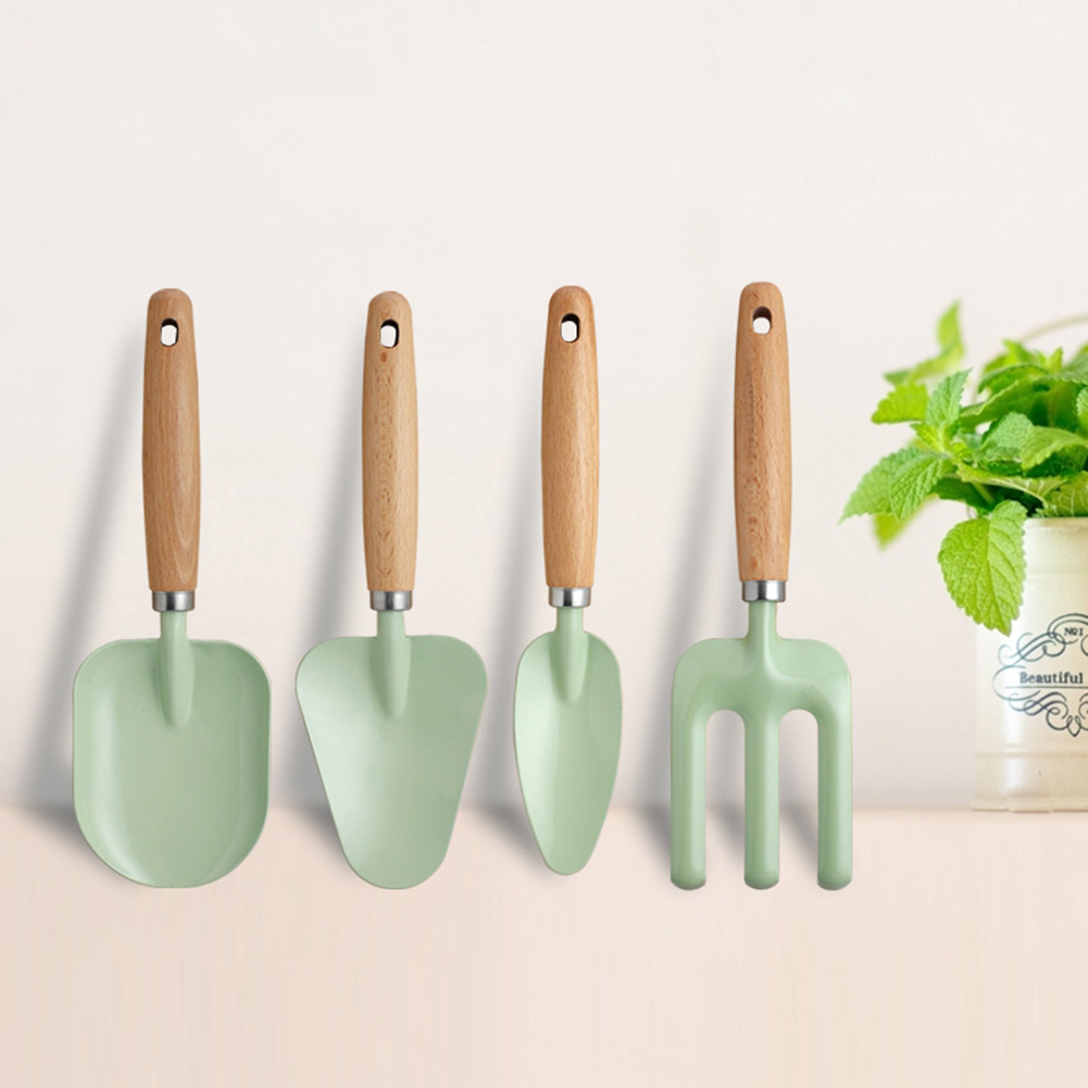 4 Pcs Gardening Tools With Woo - đánh giá và giá Gardening Tools For 6 Year Old