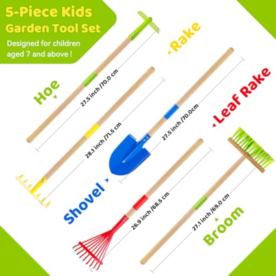 Garden Tool Set: Safe Toddler  - đánh giá và giá Gardening Tools For Toddlers