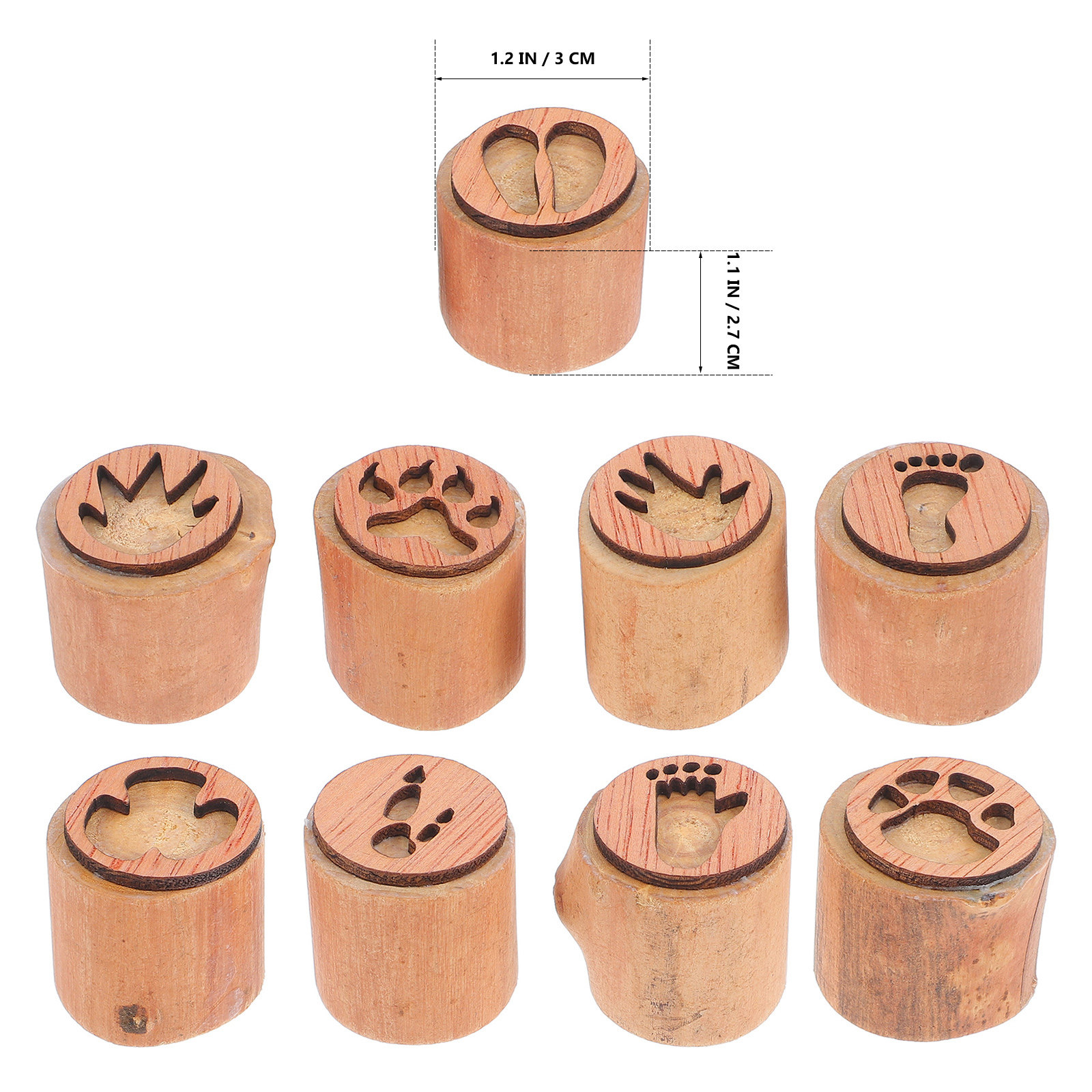9Pcs Retro Style Wooden Animal - đánh giá và giá Gardening Tools Kids