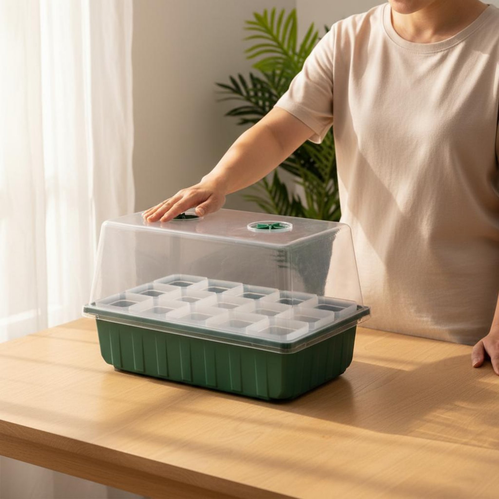 Mini Greenhouse Propagator Box - đánh giá và giá Propagation Tray Dome