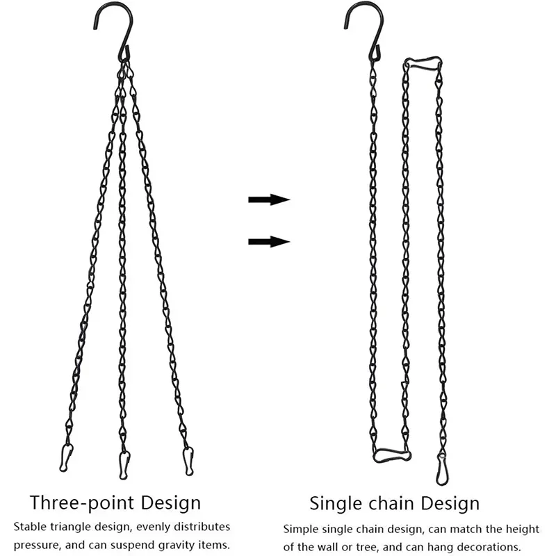 1pc 40cm Garden Basket Hanging - đánh giá và giá Gardening Tools Basket