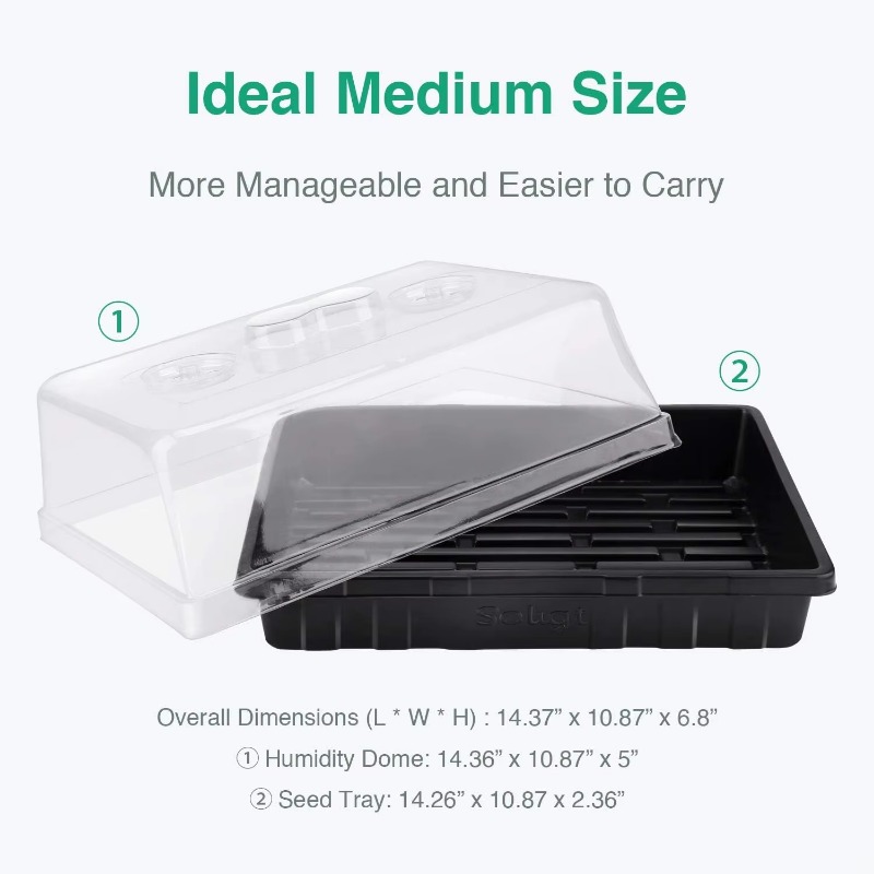 5-Inch plastic humidity dome f - đánh giá và giá Propagation Tray Dome