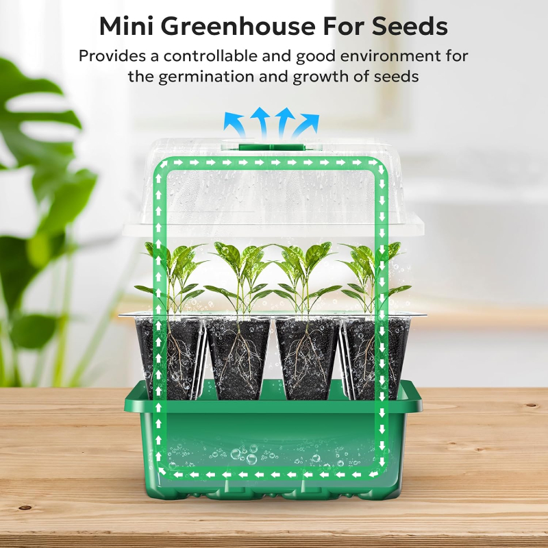 10PCS Seedling Trays Seed Star - đánh giá và giá Propagation Tray Dome