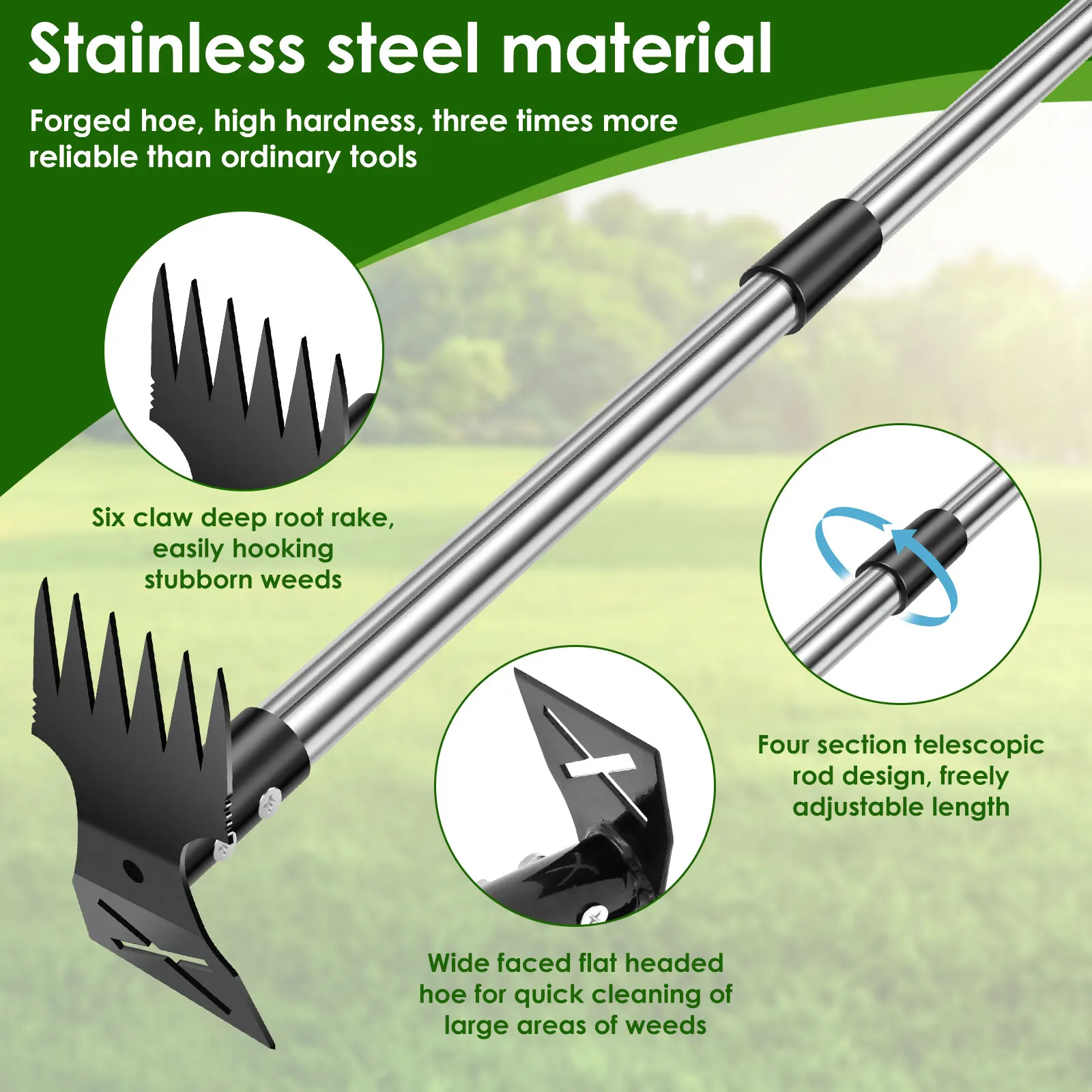 Garden Thatch Rake Stainless S - đánh giá và giá Gardening Tools To Remove Grass