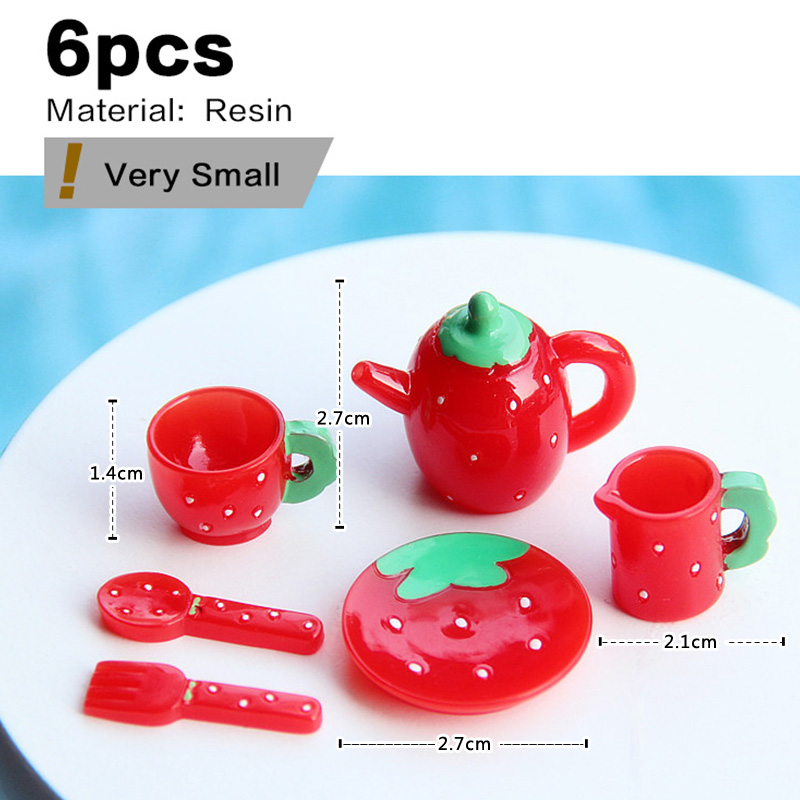 Pink Tea Set Miniature Figurin - đánh giá và giá Gardening Tools Wholesale