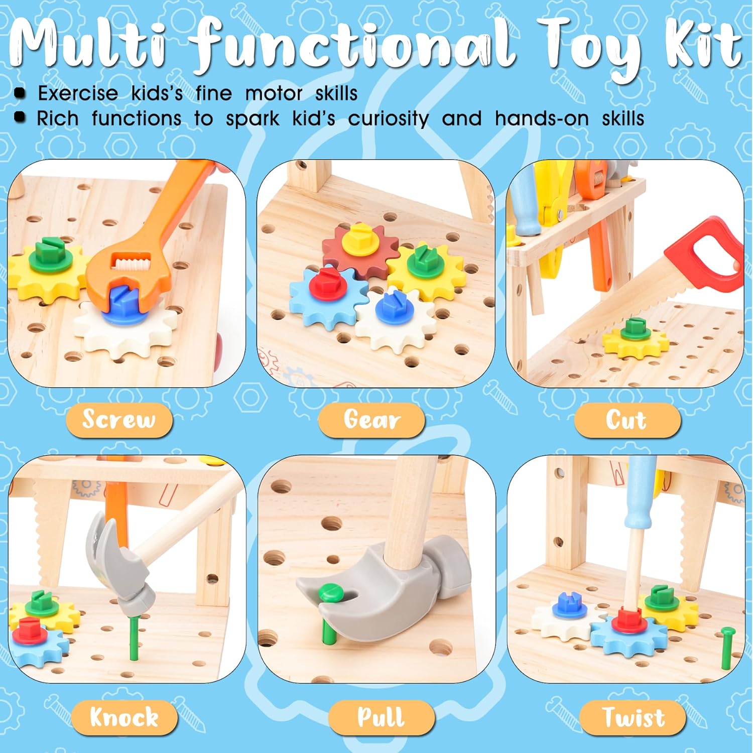 Wooden Tool Bench for Kids,Mon - đánh giá và giá Gardening Tools Kids