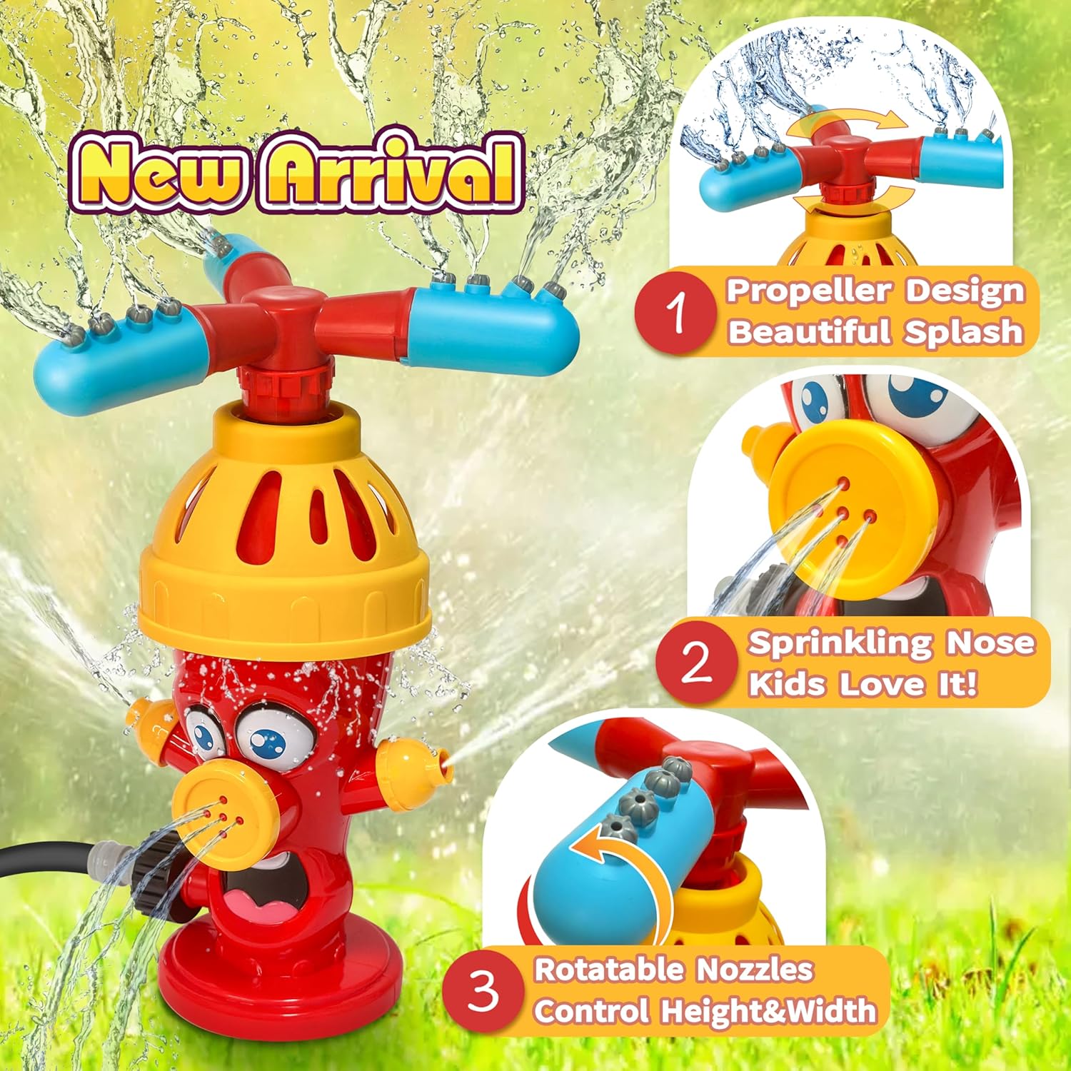 Hydrant Sprinkle Water Spray T - đánh giá và giá Gardening Tools Kids