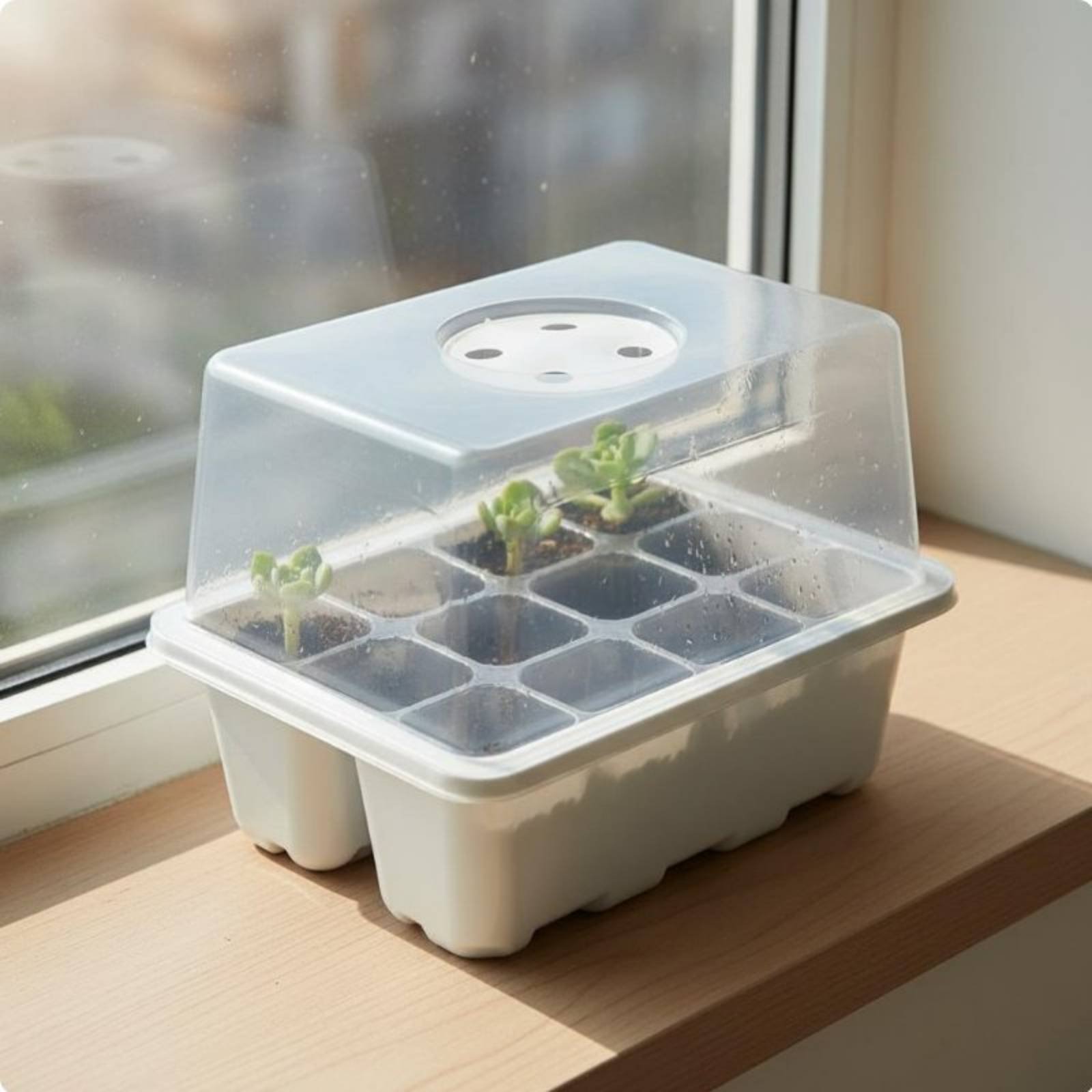 12 Compartment Seed Starting T - đánh giá và giá Propagation Tray Dome