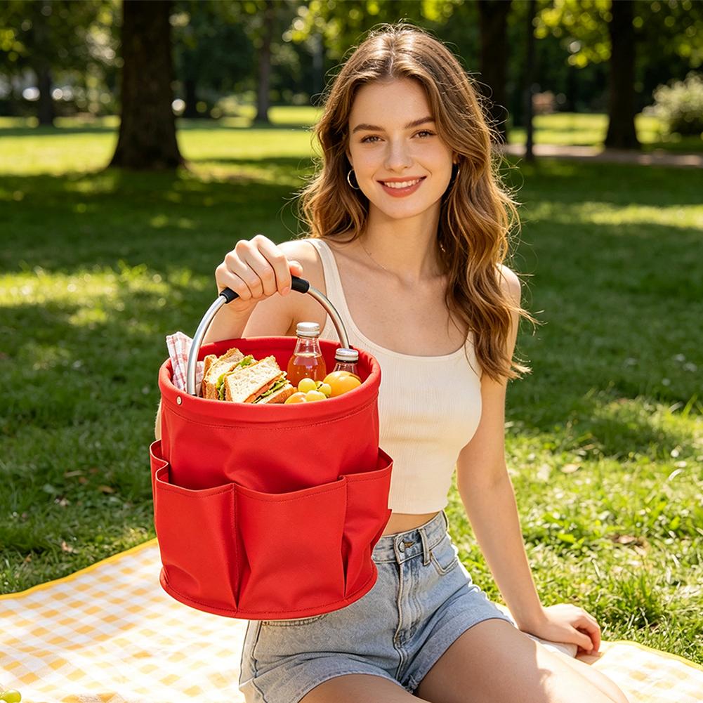 Large Capacity Multi Pocket St - đánh giá và giá Gardening Tools Basket