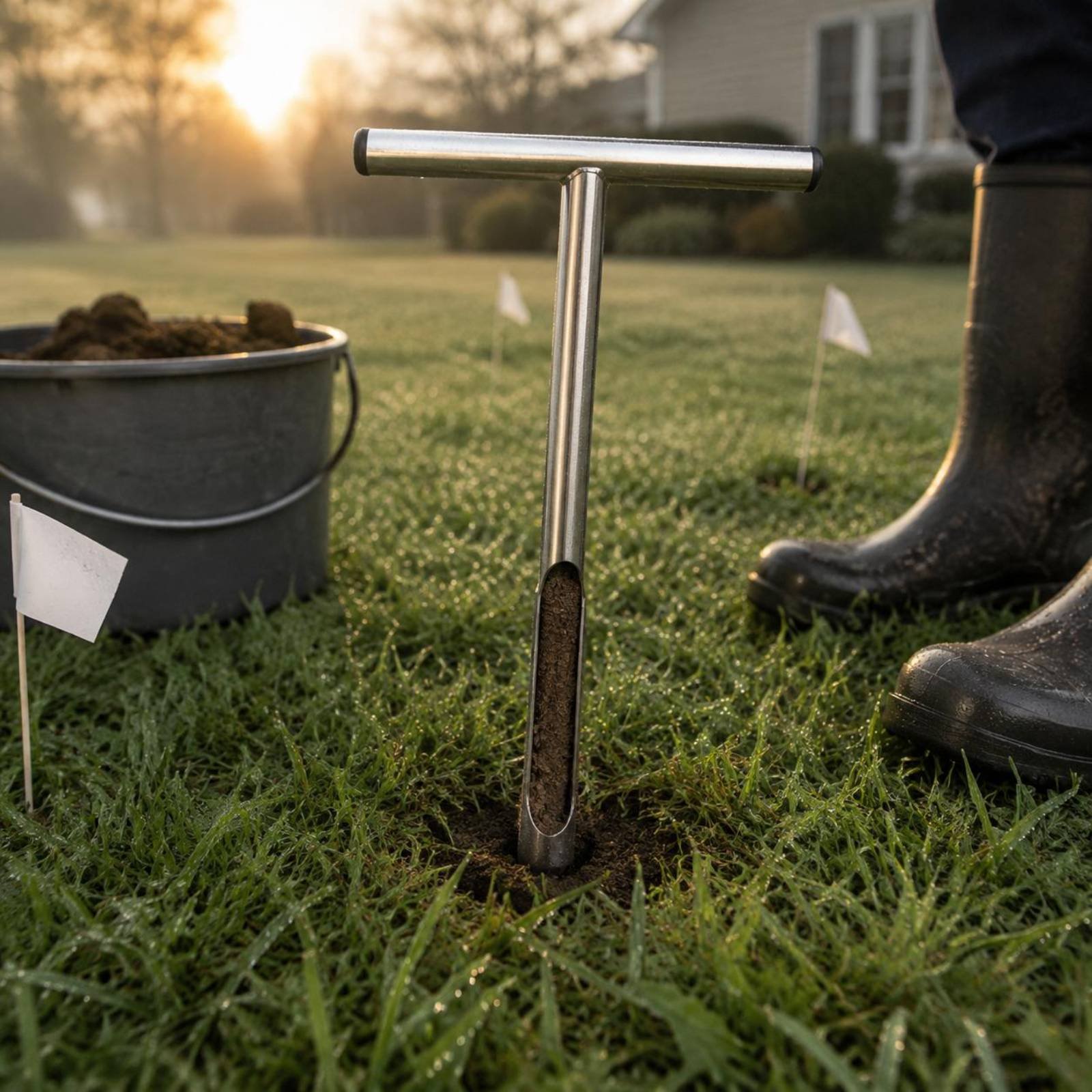 Stainless Steel Soil Sampler E - đánh giá và giá Gardening Tools Heavy Duty