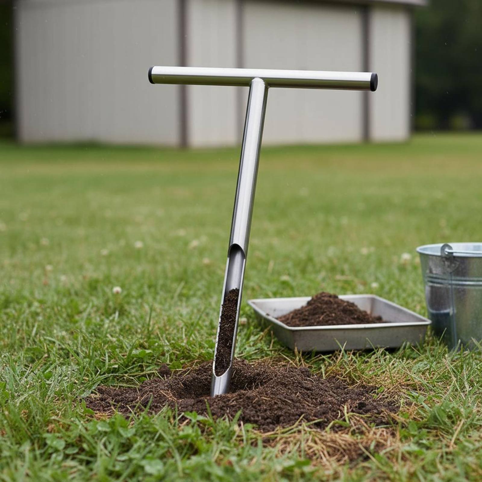 Stainless Steel Soil Sampler E - đánh giá và giá Gardening Tools Heavy Duty