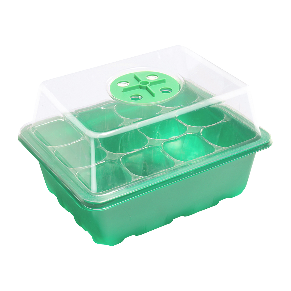 12 Holes Seed Starter Tray wit - đánh giá và giá Propagation Tray Dome