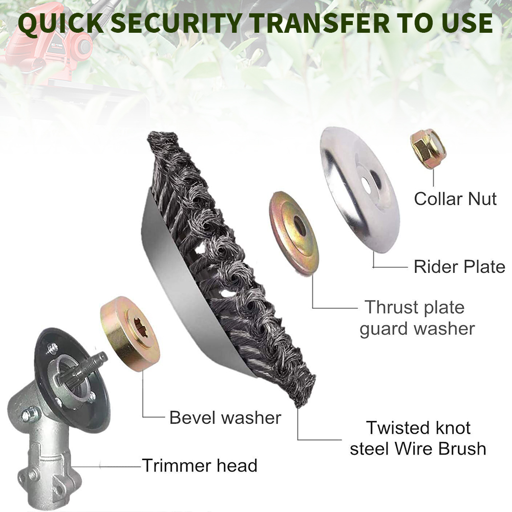 6/8 Inch Cỏ Đầu Tông Đơ Derust - đánh giá và giá Gardening Tools To Remove Grass
