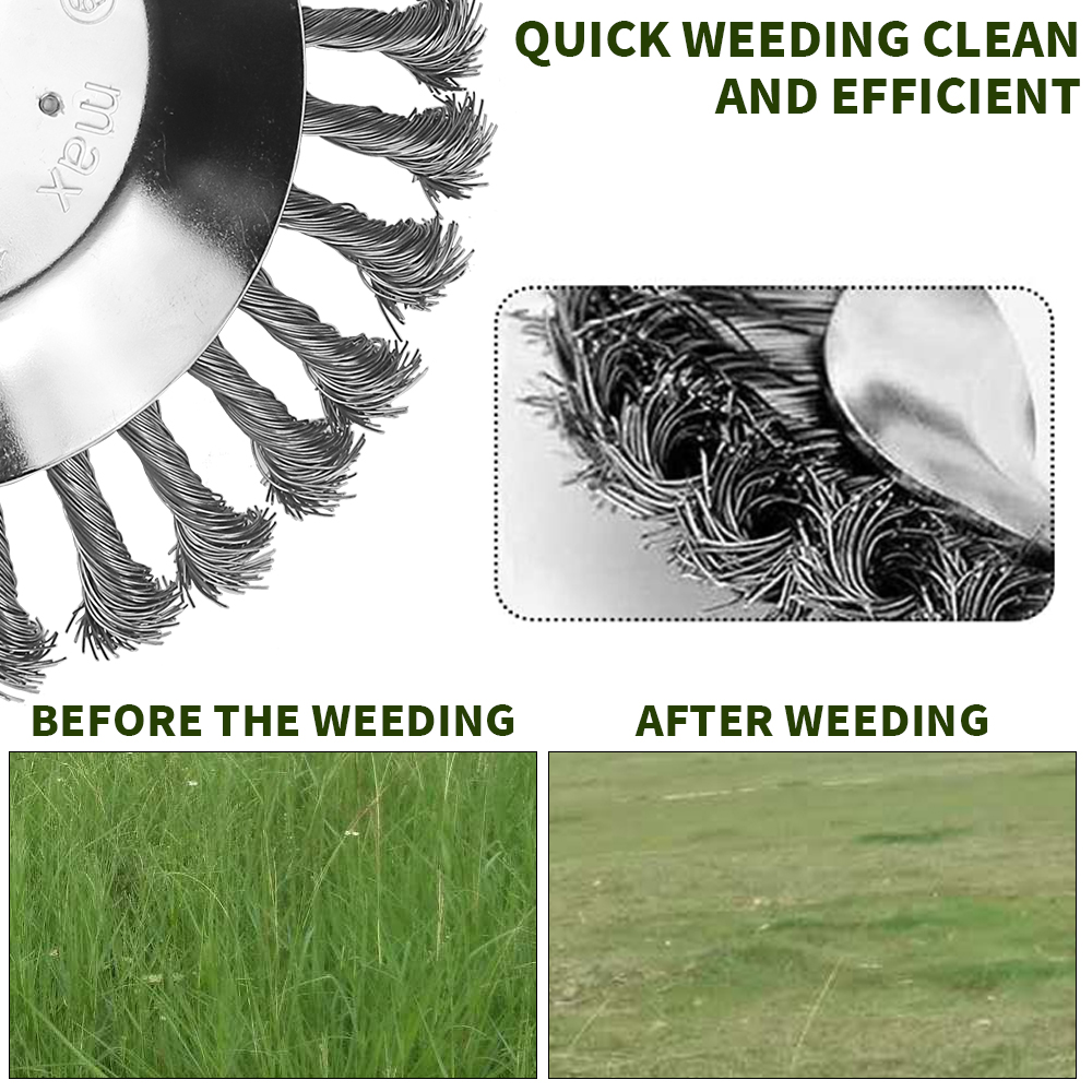 6/8 Inch Cỏ Đầu Tông Đơ Derust - đánh giá và giá Gardening Tools To Remove Grass