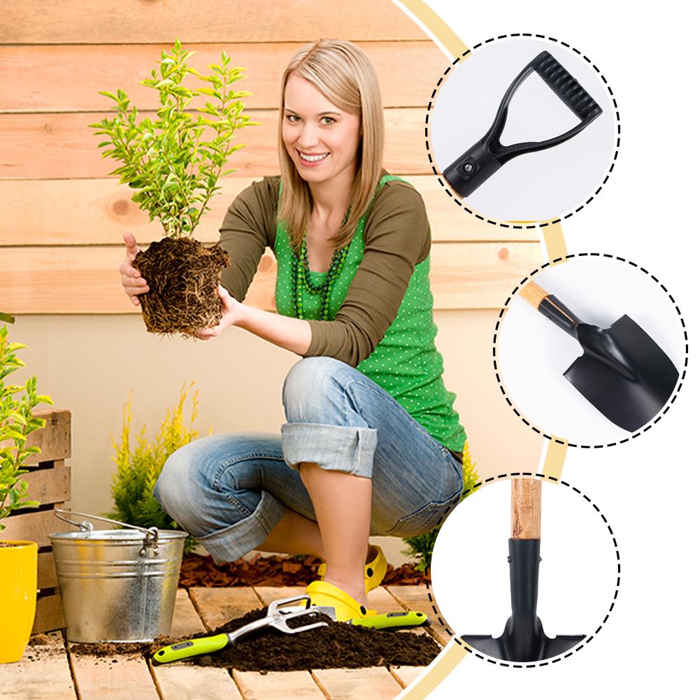 36cm Garden Shovel WIth Wooden - đánh giá và giá Gardening Tools For Toddlers