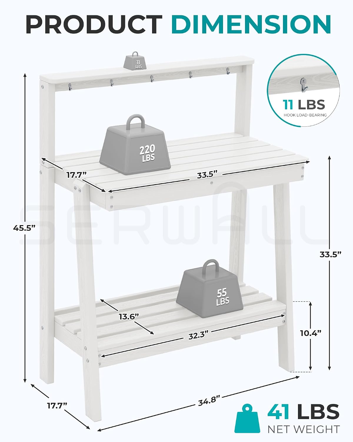 Outdoor Potting Bench with Sto - đánh giá và giá Gardening Tools Heavy Duty