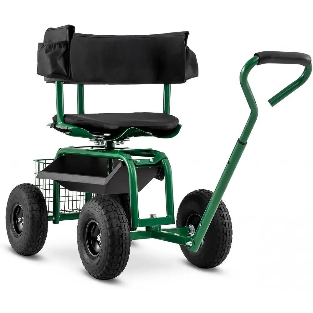 Adjustable 360° Swivel Rolling - đánh giá và giá Gardening Tools Basket