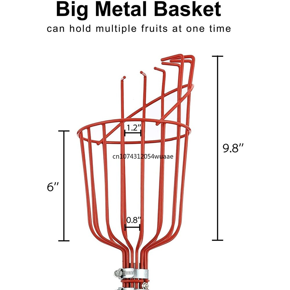 1Set  Fruit Picker, Adjustable - đánh giá và giá Gardening Tools Basket